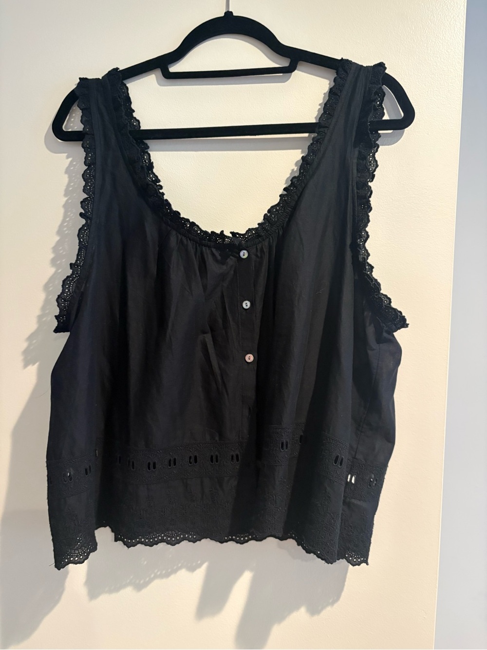 MADEWELL EYELIT TOP